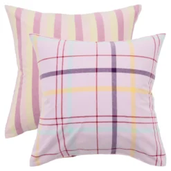 Ellah Check/Stripe European Pillowcase