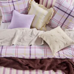 Ellah Check/Stripe European Pillowcase