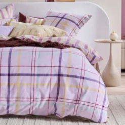 Ellah Check/Stripe European Pillowcase