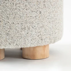 Elody Speckled Boucle Pouf