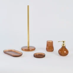 Ember Glass Bathroom Accessories