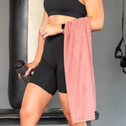 Energize Microfibre Dark Clay Sports Towel