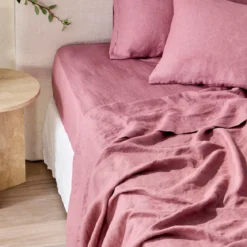 European Linen Fitted Sheet