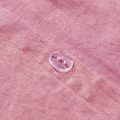 European Linen Rose Pink Quilt Cover Set
