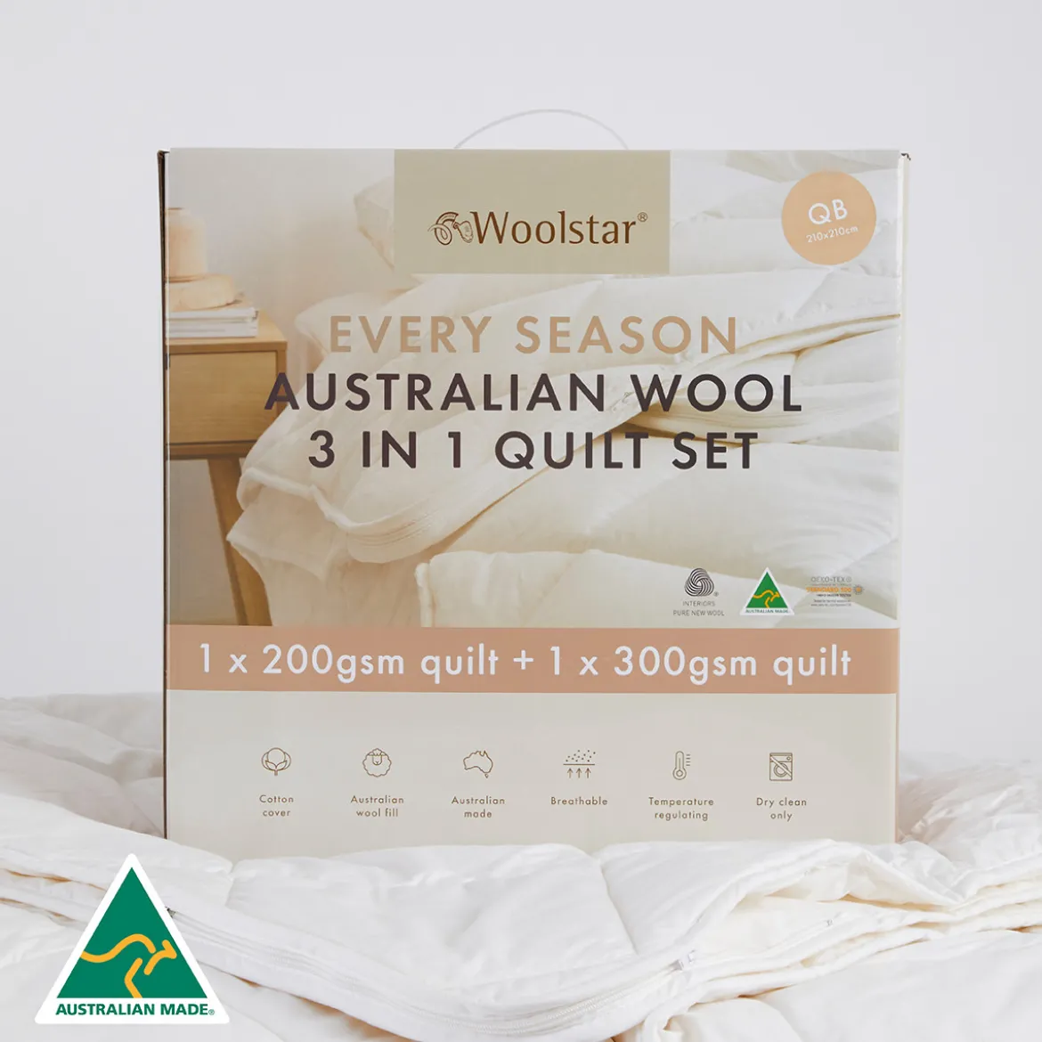 Every Season Australian Wool Quilt Set