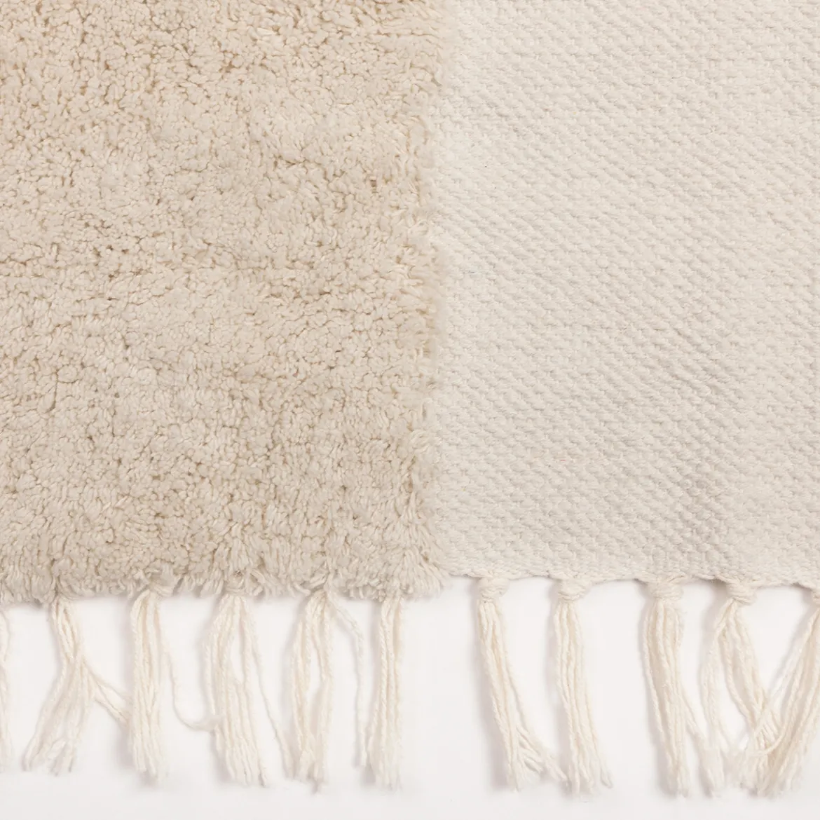 Farrah Moonbeam Geometric Tufted Cotton Floor Rug