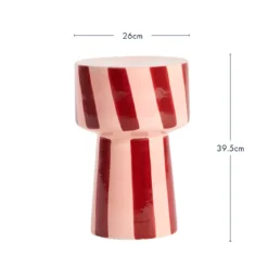 Flinn Stripe Side Table