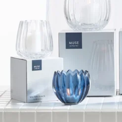 Flora Glass Candle Holder