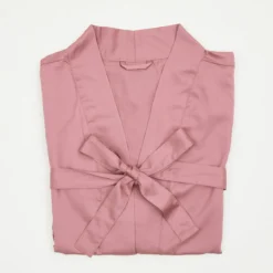 Freja Rose Pink Bamboo Cotton Kimono