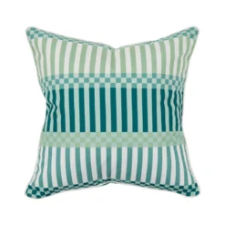 Gaia Green Multi Check Outdoor Cushion