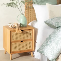 Galloway Natural Bedside Table