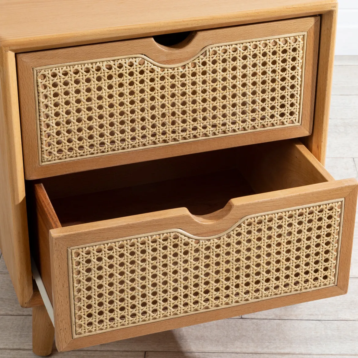 Galloway Natural Bedside Table