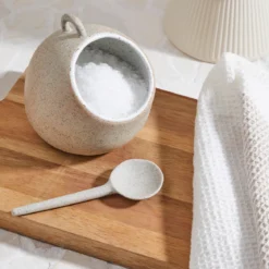 Garden To Table Salt Pig with Spoon
