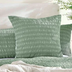 Gia Sage Green European Pillowcase