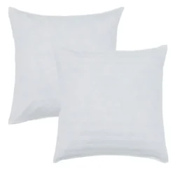 Gia White European Pillowcase