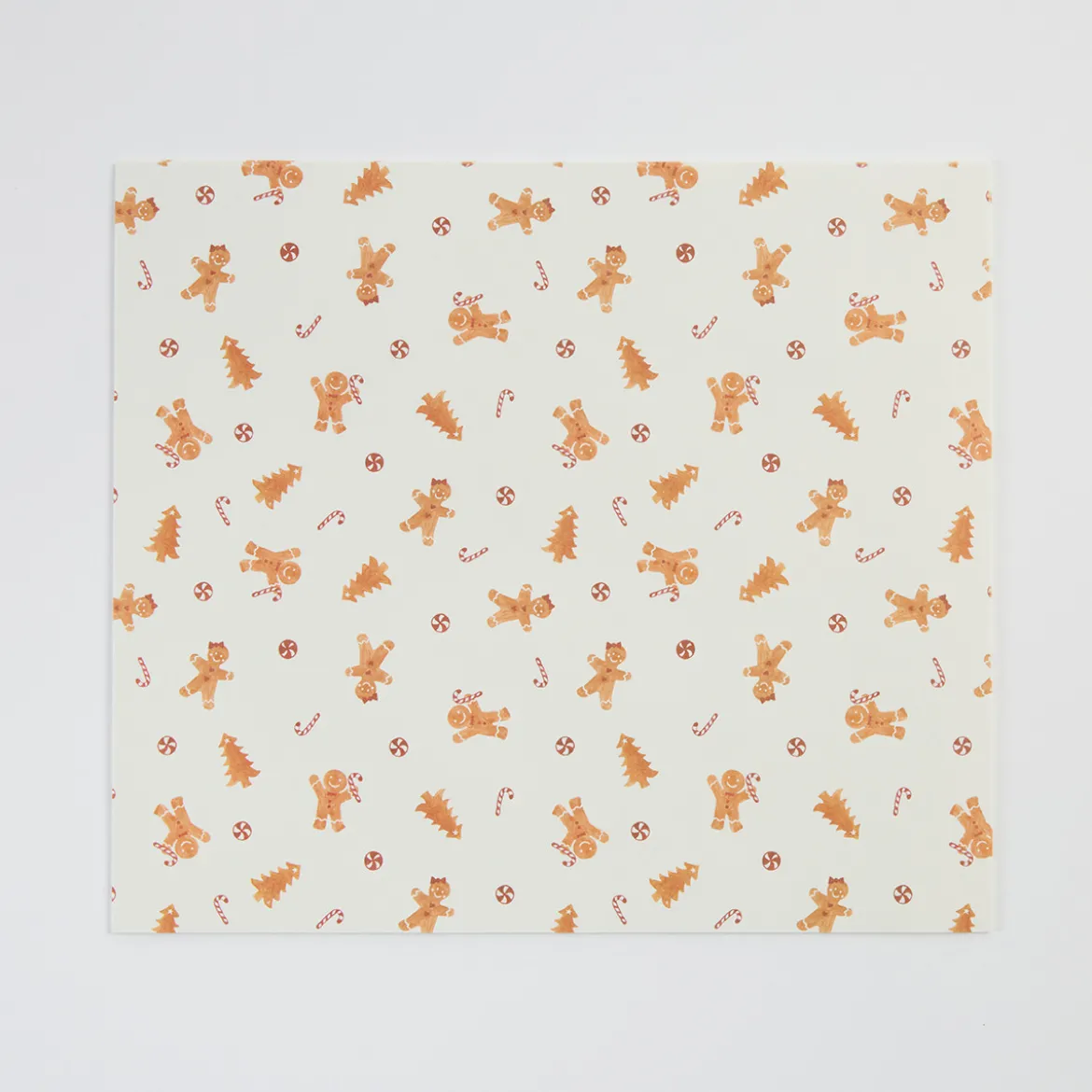Gingerbread Christmas Paper Placemat 24 Pack