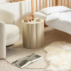 Goa Bleached Round Floor Rug