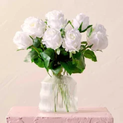 Gracie White Artificial Flower Bouquet