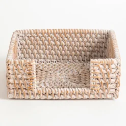 Grove Whitewash Napkin Holder