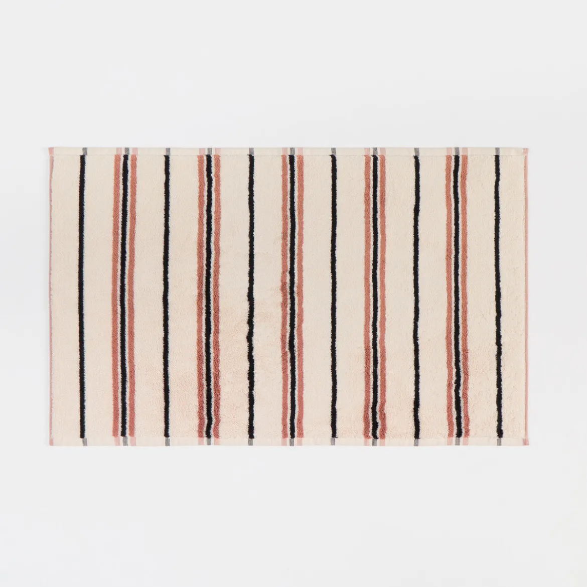 Harley Natural & Black Stripe Bath Mat