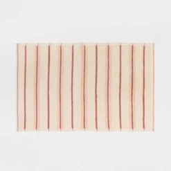 Harley Natural & Black Stripe Bath Mat