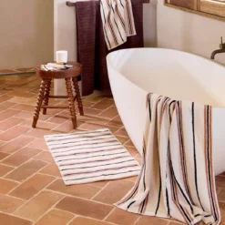 Harley Natural & Black Stripe Towel Range