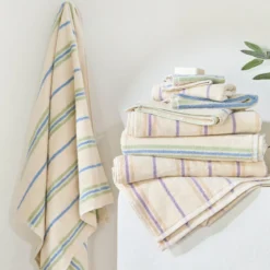 Harley Stripe Cotton Towel Range