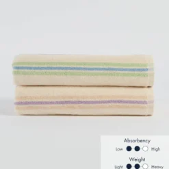 Harley Stripe Cotton Towel Range