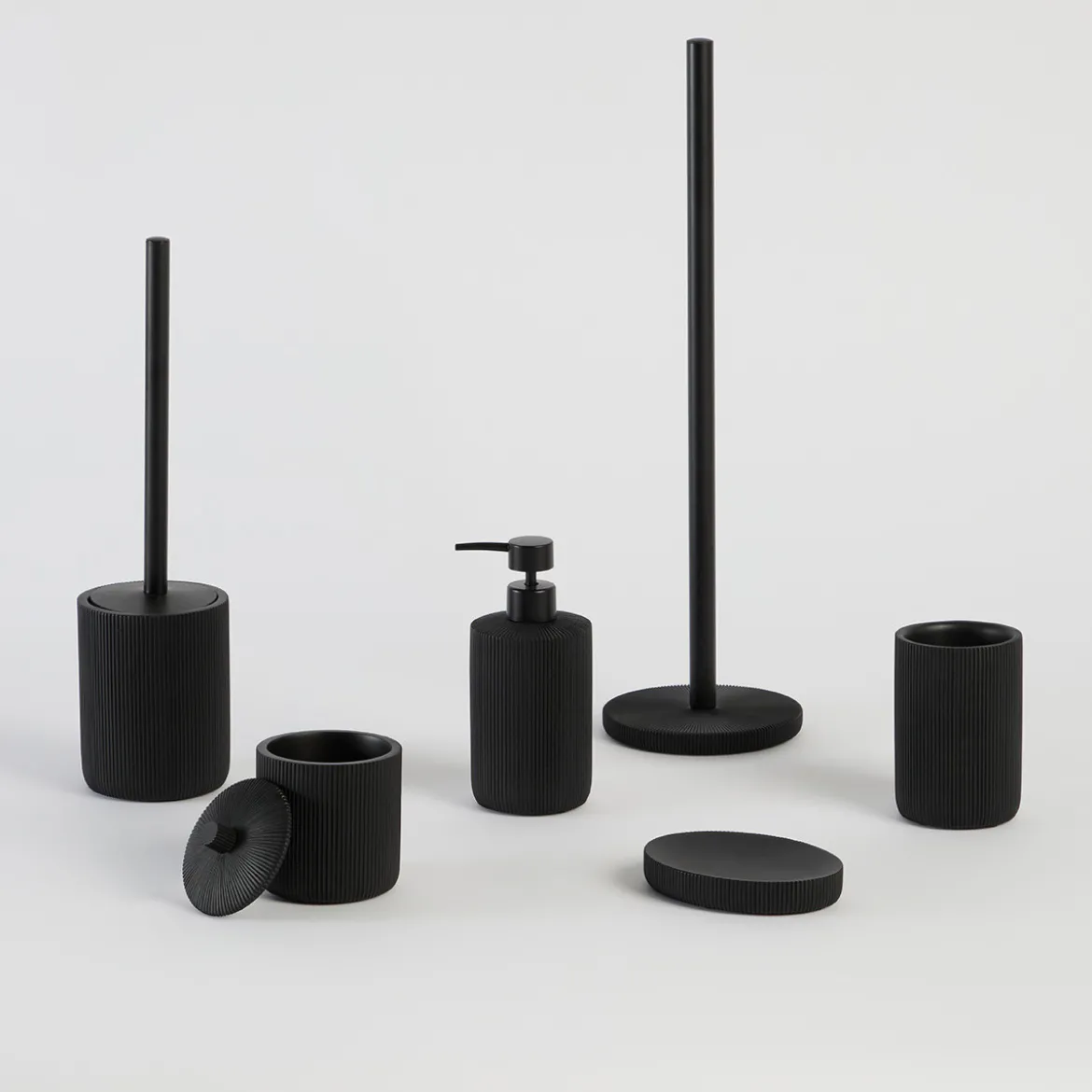 Harlow Ribbed Bathroom Accessories