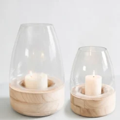 Hastings Hurricane Natural Candle Holder