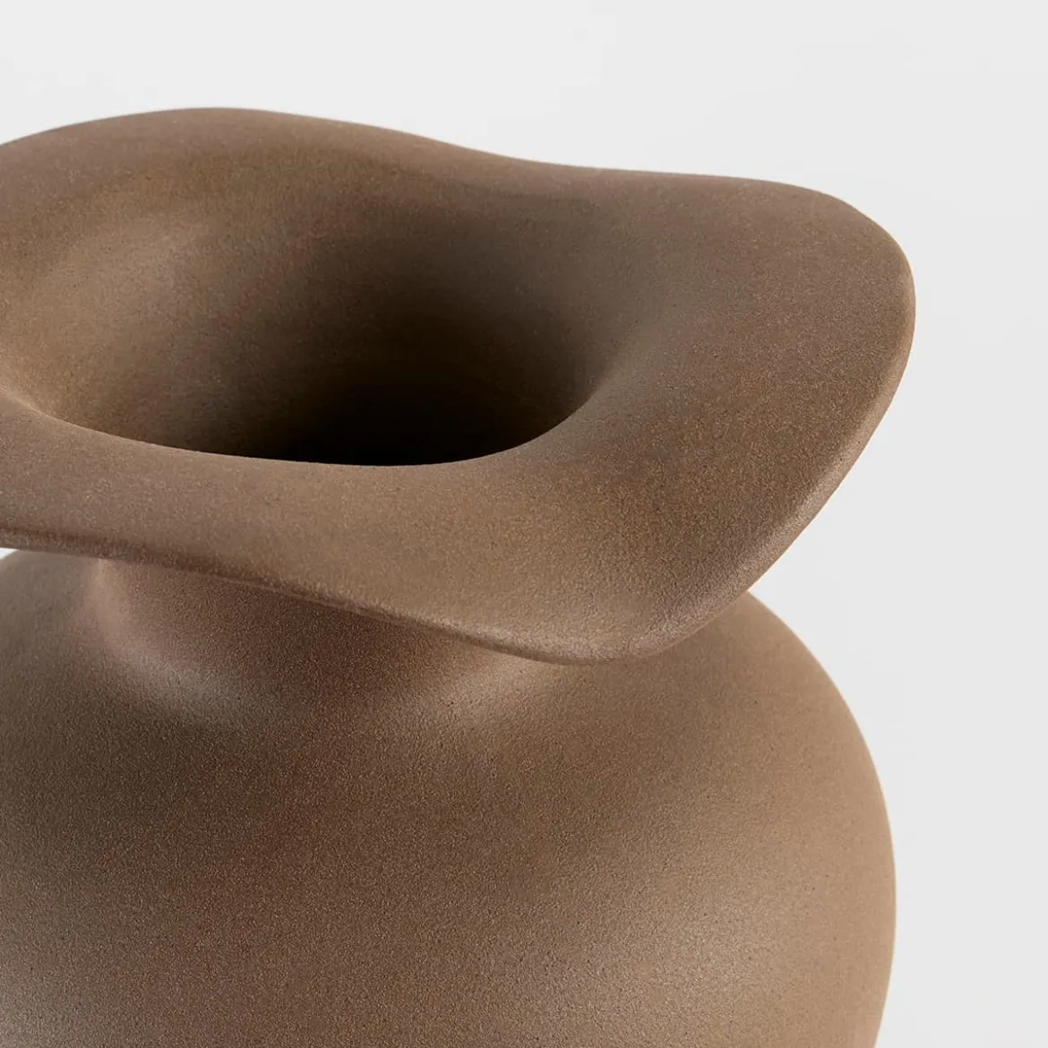 Haven Chocolate Brown Vase