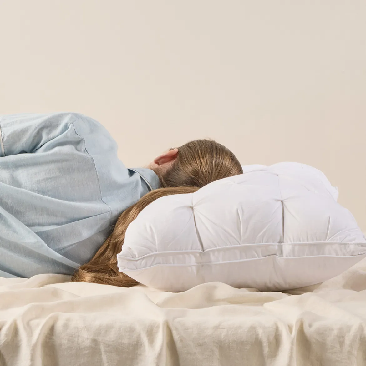 Hotel & Home Luxe Quilted Down Blend Pillow