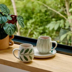 Hug Me Mug Olive Brush Set of 4