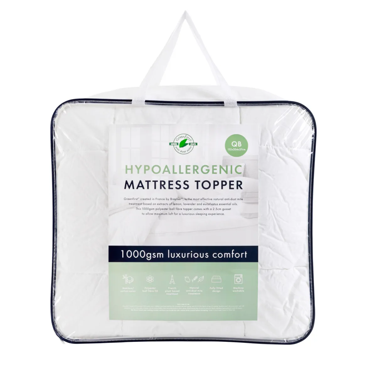 Hypoallergenic 1000gsm Mattress Topper