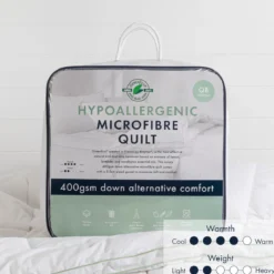 Hypoallergenic 400gsm Microfibre Quilt