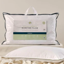 Hypoallergenic Microfibre Medium Pillow