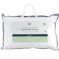 Hypoallergenic Microfibre Medium Pillow
