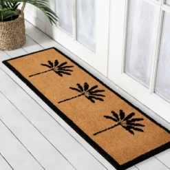 Island Escape Large Black/Natural Doormat