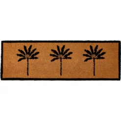 Island Escape Large Black/Natural Doormat