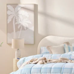 Isla Palm Textured Wall Art