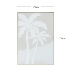 Isla Palm Textured Wall Art
