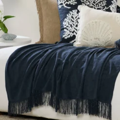Isola Extra Large Fringed Chenille Throw