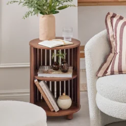 Kai Coffee Bedside Table