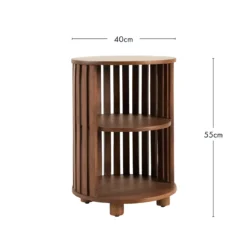Kai Coffee Bedside Table
