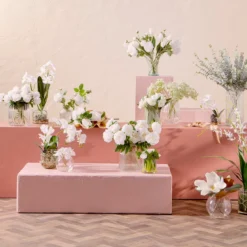Kelly White Artificial Flower Bouquet