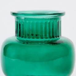 Kendall Dark Green Glass Vase