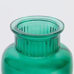 Kendall Dark Green Glass Vase