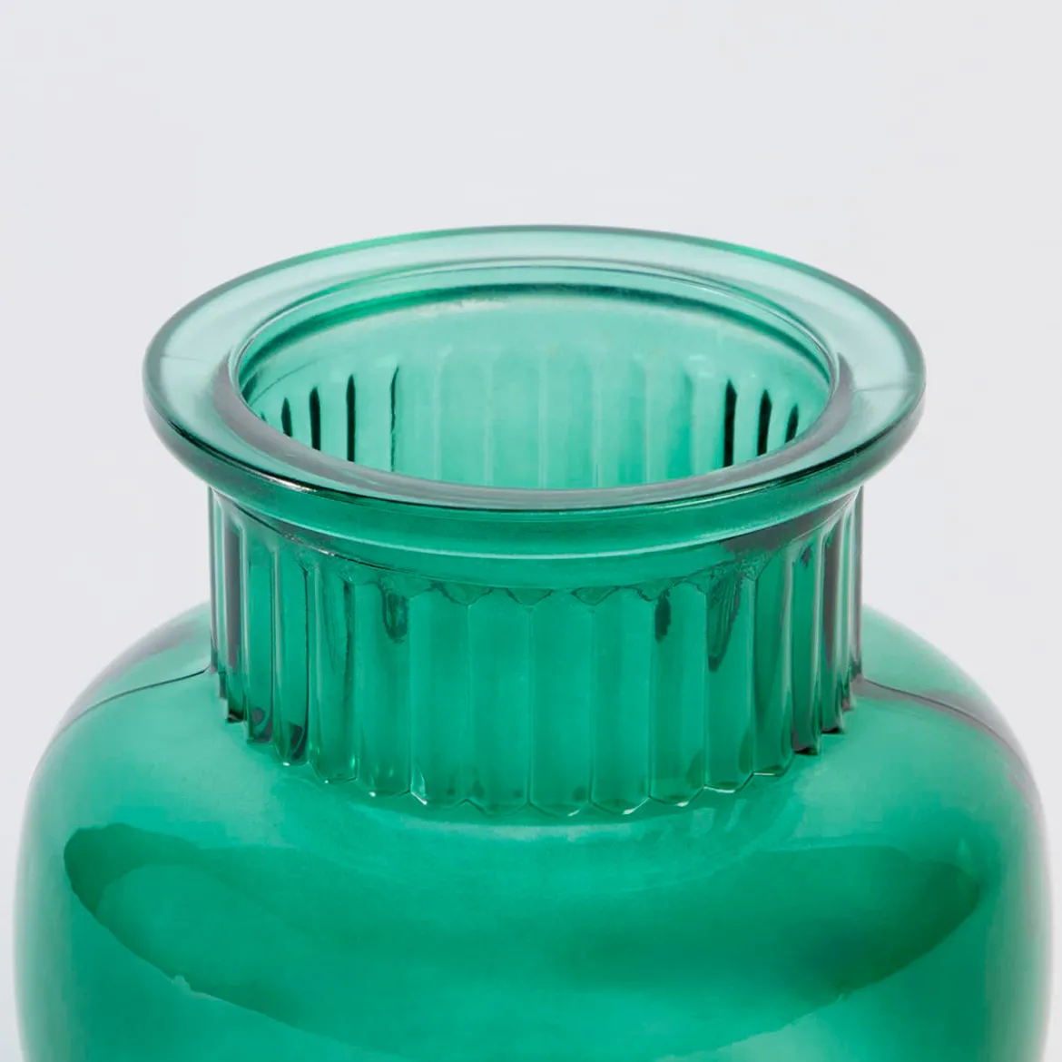 Kendall Dark Green Glass Vase