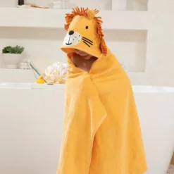 Kids Lion Hooded Towel