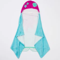 Kids Mermaid Hooded Towel